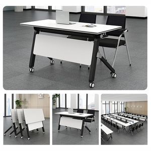 Colori personalizzati struttura stabile in legno massiccio sala conferenze Computer tavolo scrivania da ufficio per centri comunitari - Product Image 3