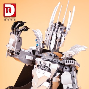 โมเดล3D ประกอบจาก DK6007ของเล่นสำหรับเด็กทำจากอิฐขนาดเล็กแหวนมหัศจรรย์แห่งวงแหวนของตึกของเล่นสำหรับเด็ก - Product Image 3