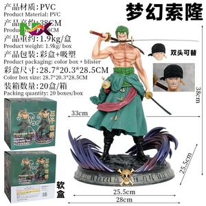 ワンピースデュアルヘッドゾロ三剣フィギュアモデル像
