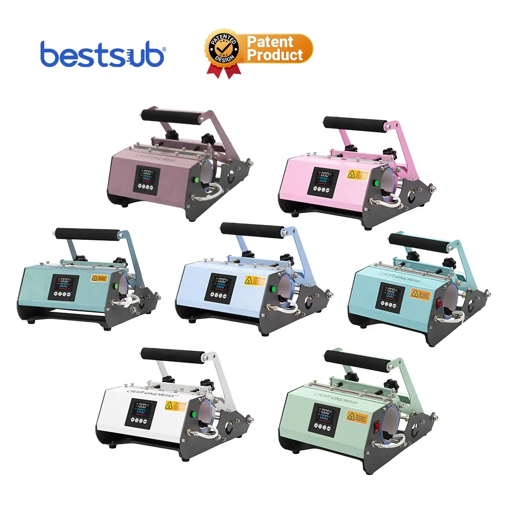 BestSub Wholesale Transfer Tumbler Machine Sublimation Digital Heat Press Machine Printing Mug Press for 20oz Skinny Tumbler