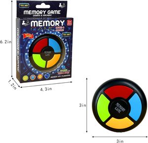 Huiye Light up bellek oyunu el elektronik oyuncaklar renk ezberleme klasik tahta oyunları ile bilgi yarışması oyunu işıklar ve sesler - Product Image 6