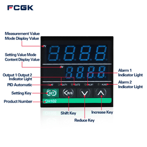 CH102 Low <strong>Cost</strong> 48*48 OEM ODM Supported PID Temperature Controller for Industrial <strong>Use</strong> 48*48 Temperature Measurement - Product Image 3