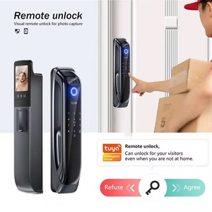 Alta sicurezza grande codice cancello telecomando Tuya Wifi APP blocco automatico sistema di blocco impronta digitale Smart Lock