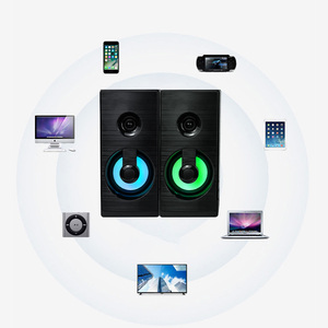 Altavoz de la computadora de escritorio con luz RGB de alta calidad de audio profesional de Venta caliente altavoz con cable para PC liptop - Product Image 2
