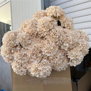 Hot Bán Nhân Tạo Hoa Đầu Duy Nhất Màu Trắng Màu Hồng Tú Cầu Lụa Tú Cầu Hoa Cho Đám Cưới Đảng Trang Trí Nội Thất - Product Image 3