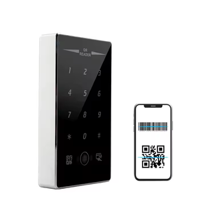 Escáner de código de barras 2D 125Khz ID EM RFID Lector de código QR con Wiegand RS232/485 UART para sistema de controlador de acceso de puerta TCP/IP