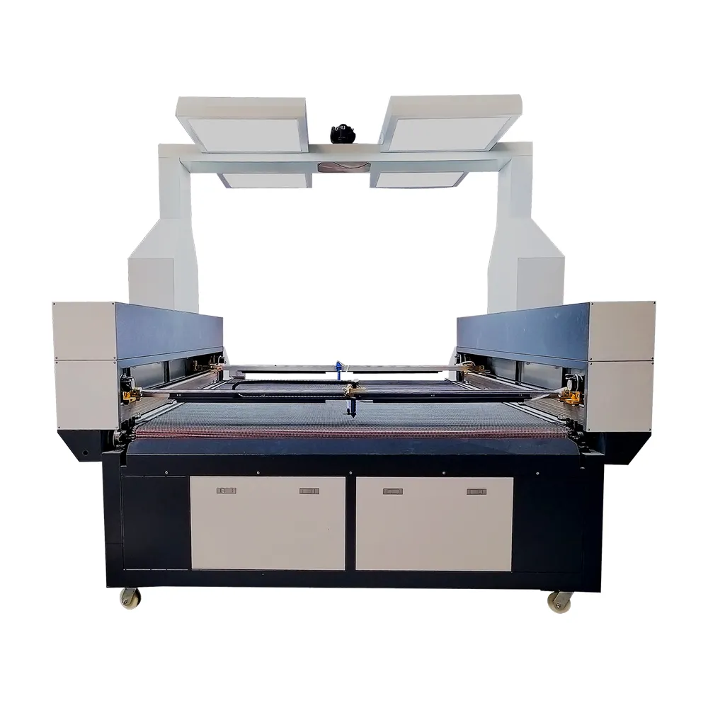 Máquina de corte por láser de alimentación automática para telas textiles para el hogar máquina de cuero Co2 cortador de tinte de cuero