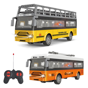 2.4ghz 4 Channels Rc Toy Bus Remote <strong>Control</strong> With Realistic Lights Open Door Function