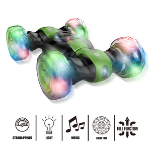 Multifunctional LED Light RC Stunt Mini Remote Control Car <strong>Watch</strong> Toys 360 Degree <strong>Drifting</strong> for Kids 2.4GHz Frequency - Product Image 2
