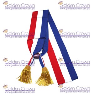 Fransız kanat Echarpe prestij dökün Maire ile altın püskül zarif numarası şeklinde ters sonsuzluk eşarp - Product Image 3