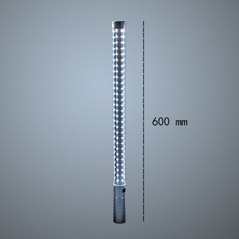 60 cm - Alliage d'aluminium - Blanc brillant