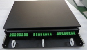 1U Draw Type 19 'Panel de conexión de fibra Montaje en rack LGX ODF 12 24 48 Núcleos Panel de distribución de fibra óptica Cajas de empalme de fibra - Product Image 5