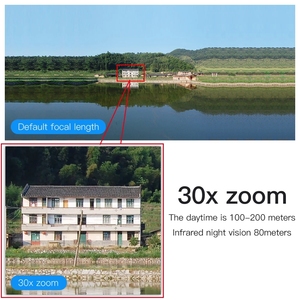CamHi Black Metal 4.5 Inch Dome IP Camera 5MP PTZ Wifi Camera <strong>30X</strong> <strong>Zoom</strong> 4.7-94mm Motorized Lens Humanoid Tracking 100m IR Vision - Product Image 3