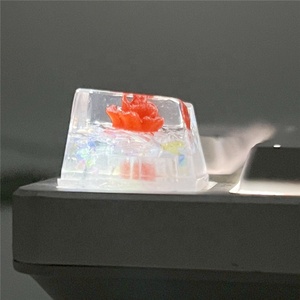 Personality Dispensing Glue Keycap Creativity Esc Camellia Keycaps for Mechanical Keyboard Cherry Cross Axis <strong>Keys</strong> - Product Image 5