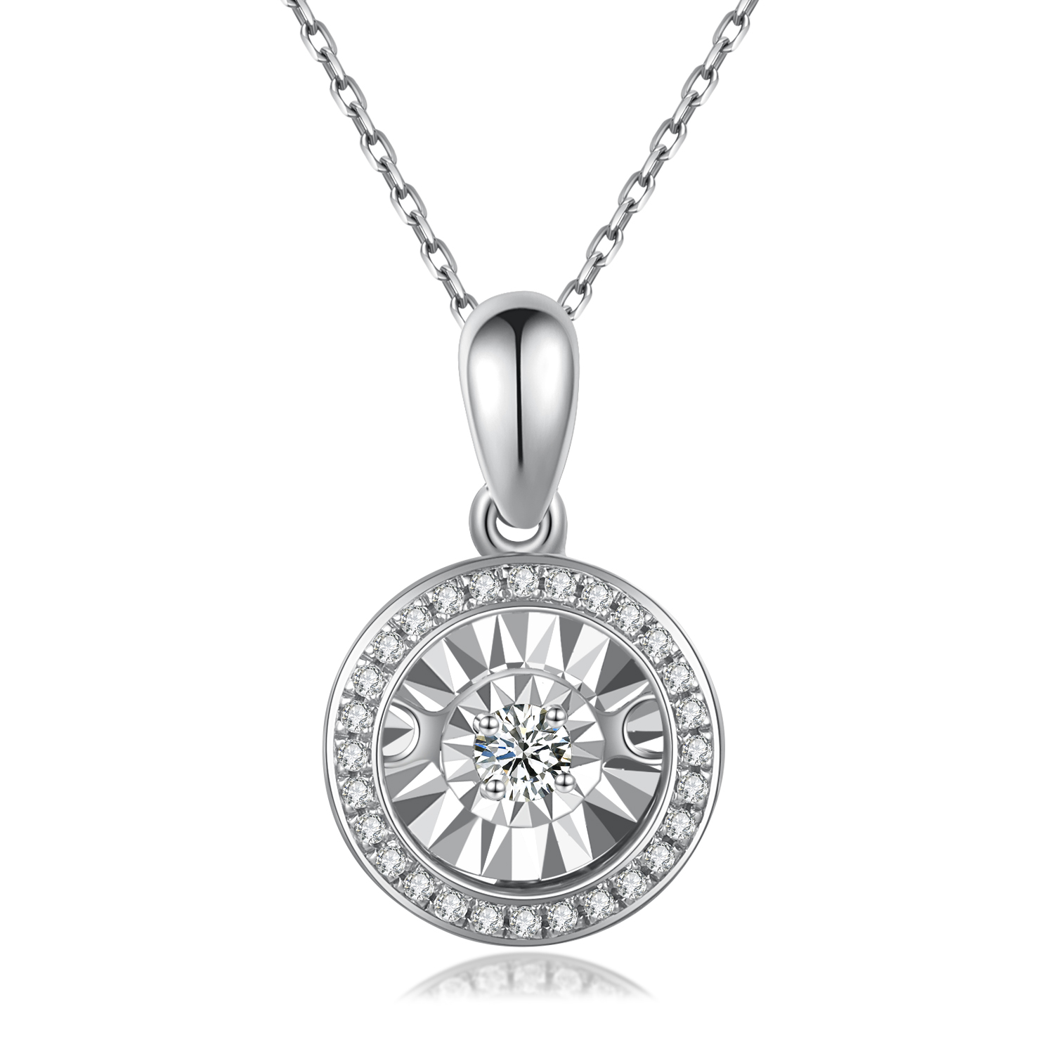 18K White Gold