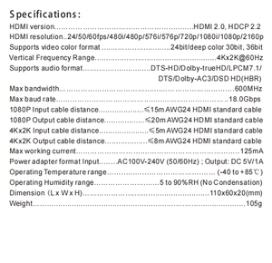 Hdmi Switch 3 Entrada 1 Salida 4K Switch Hdmi 3 Puertos Hdmi Switch 4K 3 En 1 Con Audio