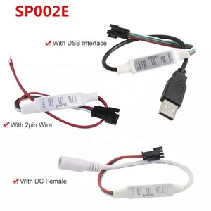 SP002E Mini 3 tasti programmabili Pixel LED luce corrente Controller DC USB per indirizzabile Pixel digitale LED striscia WS2812B WS2811 - Product Image 1