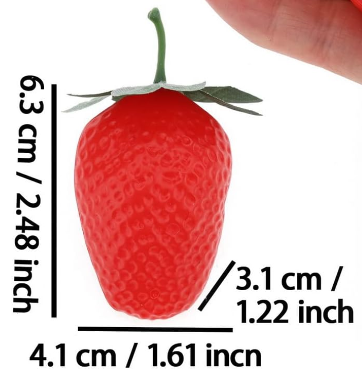 6.3 cm Strawberry