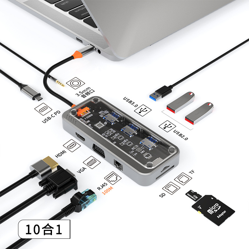 รุ่น B(10ใน1, 100Mbps)