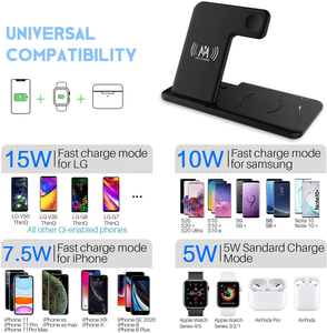 แท่นชาร์จแบบเร็วไร้สาย Q20 4 In 1,แท่นชาร์จสำหรับ Apple Watch ที่ชาร์จไร้สาย Airpods สำหรับ iPhone 13ที่ชาร์จแบบไร้สาย - Product Image 2