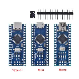 Di alta qualità Mini scheda di sviluppo Nano V3.0 ATmega328 Controller compatibile con per Arduino caratteristiche di tipo C porta Micro USB