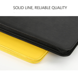 Torson 12-Pocket 480 + giao dịch thẻ <span class=keywords><strong>Zip</strong></span> chất kết dính cuốn sách đóng cửa PU Leather bìa cho hình ảnh và thẻ Bộ sưu tập - Product Image 5