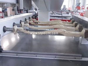 3D <strong>CNC</strong> <strong>Router</strong> for Woodworking <strong>with</strong> 4 Axis <strong>Rotary</strong> and 8 Heads - Product Image 4
