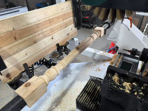 Di alta qualità AR1020 1530 carico automatico scarico torsione levigatura legno alimentazione automatica macchina tornio per sedie tavolo mobili gambe - Product Image 4