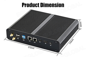Eglobal 10th Gen Intel Core I5-1035G4/i7-1065G7 Mini PC 8USB 2HD 2RJ45 Giga LAN <strong>Desktop</strong> <strong>Computer</strong> Win10 Fan Industrial Mini PC - Product Image 6
