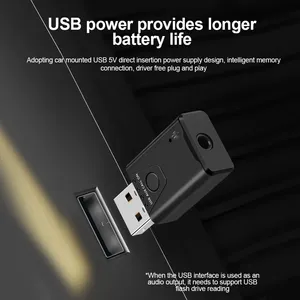 USB蓝牙5.4适配器发射器接收器蓝牙加密狗无线USB蓝牙5.3音频适配器电脑笔记本电脑 - Product Image 5