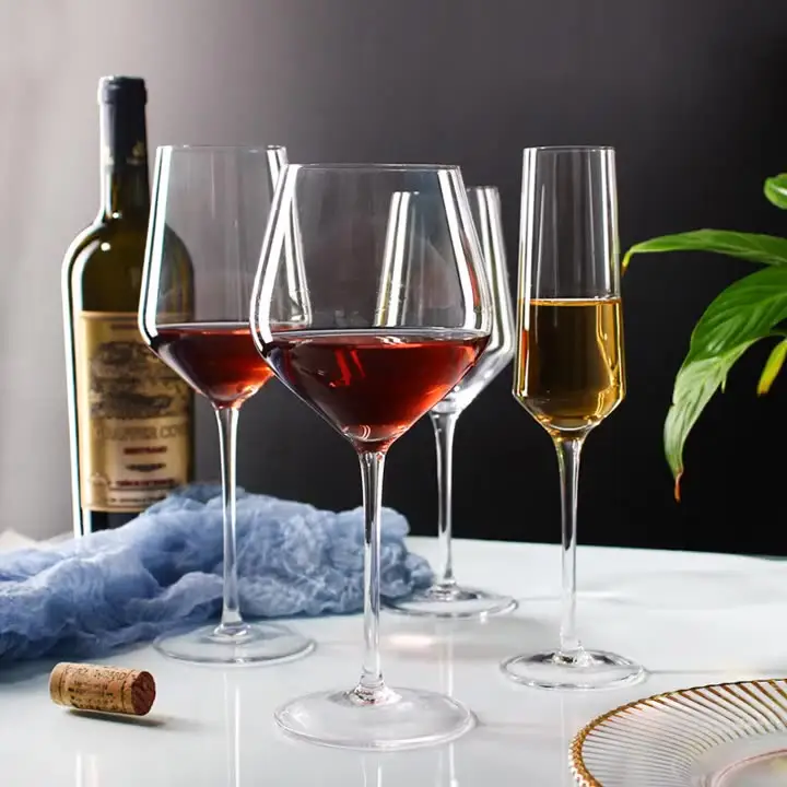 Фабричные Высококачественные бытовые бокалы для вина с длинным стержнем бокалы для красного вина бокалы