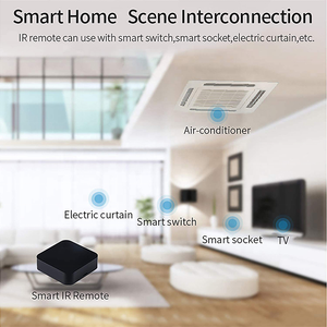 Tuya Wifi Infrared Remote <strong>Control</strong> Air Conditioner IR Infrared Voice Universal Smart Remote <strong>Control</strong> With Temperature Humidity