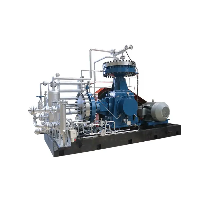 Inlet 8Bar Discharge 180Bar F4S Industrial Compressor 5.5KW High Automation Sulfur Tetrafluoride Diaphragm Compressor