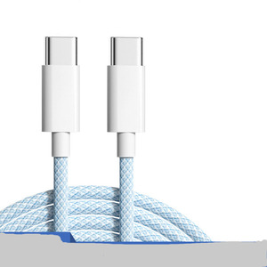 PD100 W CtoC Nylon Quality <strong>Type</strong>-C to USB-C PD 5A 100W <strong>Type</strong> C Fast Charging Cable <strong>Network</strong> Charging Cable - Product Image 3