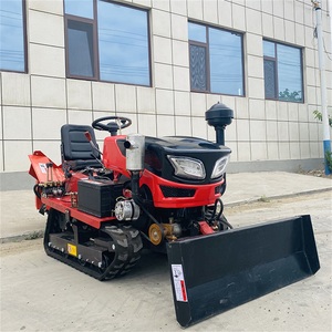 קטן Crawler טרקטור עם מטפח ודחפור עבור שדה אורז - Product Image 2