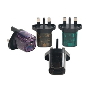 Trend şeffaf 20W akıllı duvar şarj PD20W hızlı şarj şeffaf USB A ve USB C duvar şarj - Product Image 2