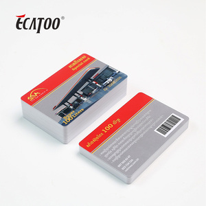 Customized Design PVC Plastic Barcode Card QR <strong>Code</strong> Card