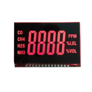 Prezzo competitivo 7 segmenti sfondo verde Mono colore FSTN schermo LCD