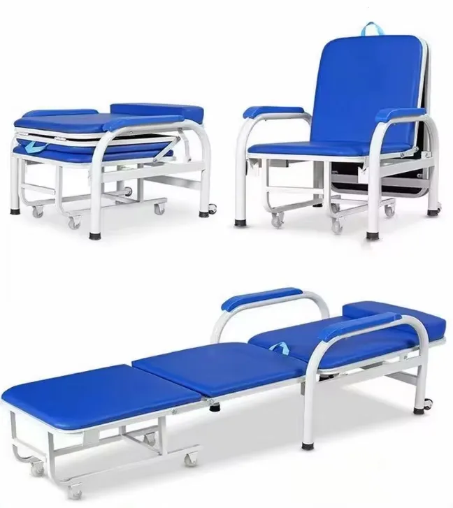 Manufacturers direct hospital clinic infusion chair, escort chair, hospital recliner chair collapsible