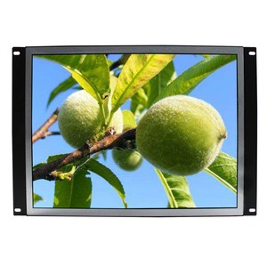 Monitor Lcd de marco abierto Industrial de resolución 1024x768, Monitor Lcd de 15 pulgadas con entrada de 12V CC, placa de Audio Hd-mi Dvi Vga - Product Image 1