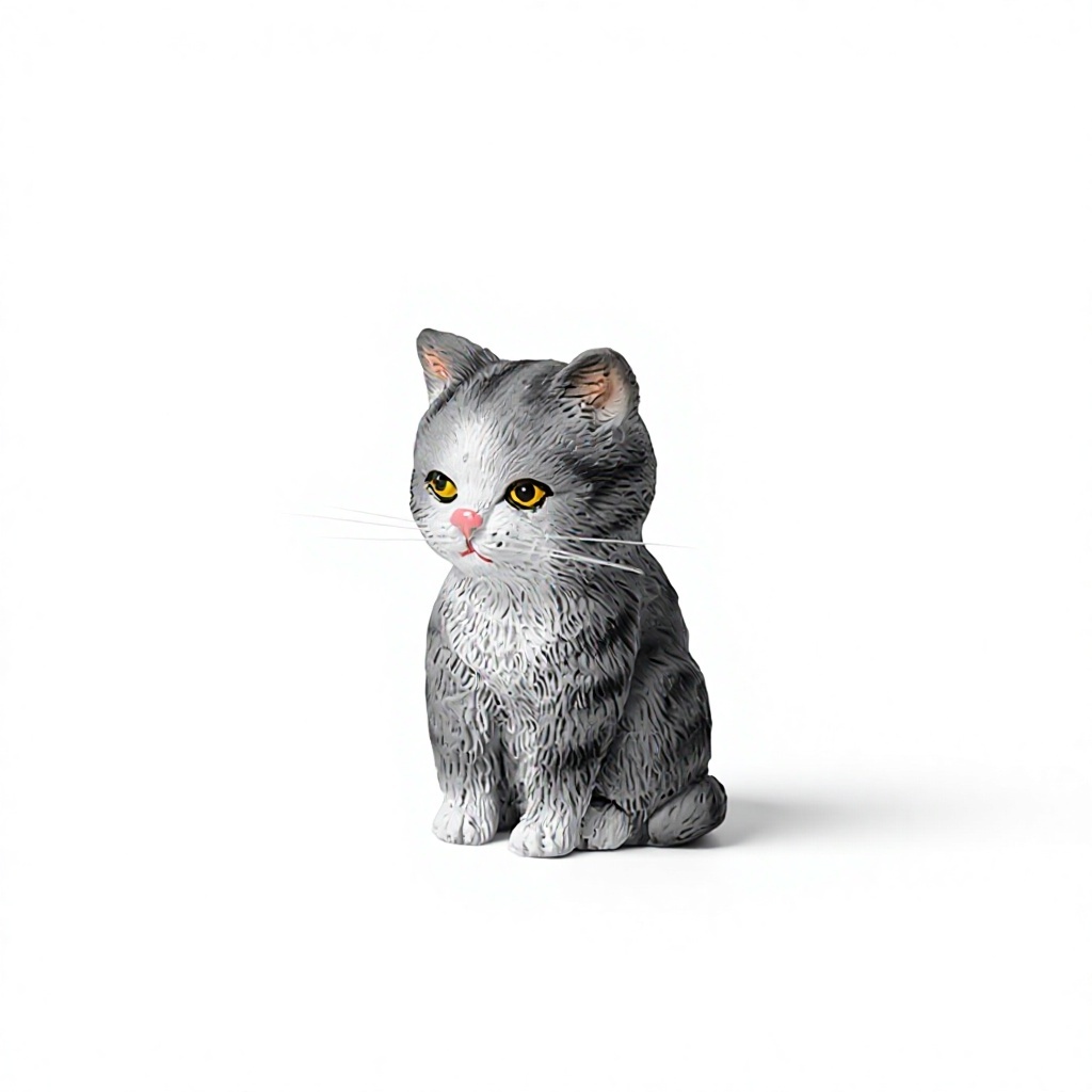 Gato atigrado simulado