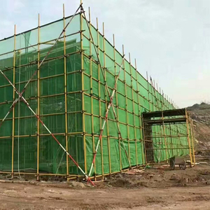 Fornitura di fabbrica costruzione rete di sicurezza HDPE Anti-polvere verde ponteggio frangivento detriti antipolvere paravento - Product Image 1