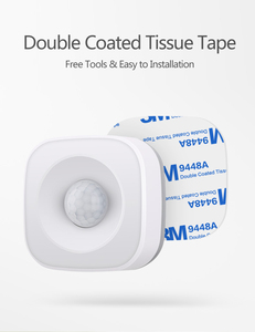 Sistema di allarme domestico del rivelatore del sensore di movimento PIR WiFi Tuya, rilevatore a infrarossi del sensore PIR Mini forma compatibile con IOS e Android - Product Image 5