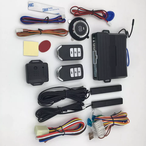 スマートプッシュスタートストップボタンとエンジンスタートストップを備えた売れ筋PKE一方向カーアラームシステム - Product Image 3