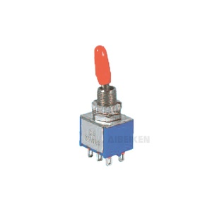 KNX-2-D1 küçük 6MM DPDT ON iki yönlü standart bahar dönüş bakalit 6 Pin otomatik sıfırlama geçiş anahtarı - Product Image 3