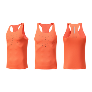 最新フィットネスカスタムストリンガー筋肉プレーンプリントジム服高品質 - Product Image 1