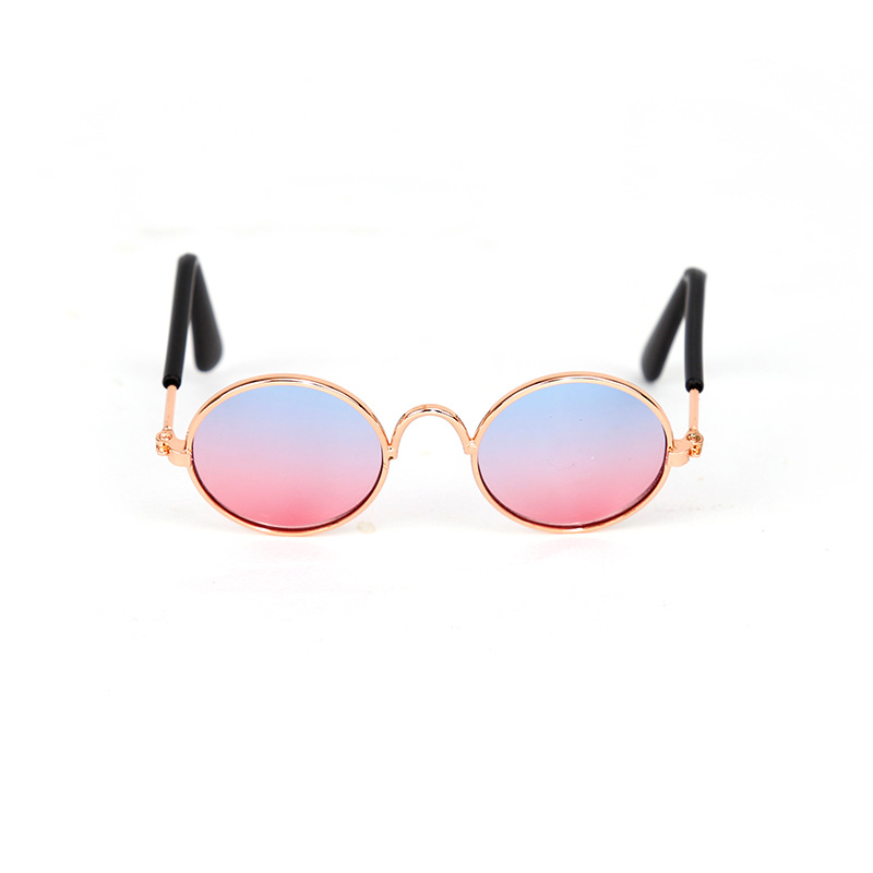 Gold frame gradient blue