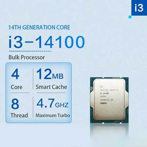 14th Generation Core CPU <strong>Processor</strong> I3 14100 14100F I5 14600K 14600KF 14400F <strong>I7</strong> 14700KF I9 14900KF 14900K for <strong>Computer</strong> <strong>Desktop</strong> - Product Image 4