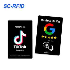 カスタム変更可能なQRコードチップNfc google ReviewタップカードNfc 213カードgoogle Review to Card for Membership - Product Image 2