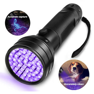 2024最新工場カスタム高品質防水小型ポータブル尿ブラックライト51 LED UV懐中電灯 - Product Image 2